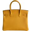 Hermès Birkin 30 Jaune Ambre Togo Brushed GHW