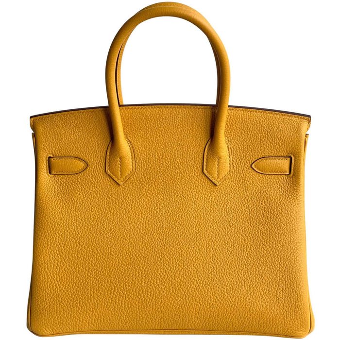 Hermes birkin 25 2025 jaune ambre lisse