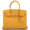 Hermès Birkin 30 Jaune Ambre Togo GHW