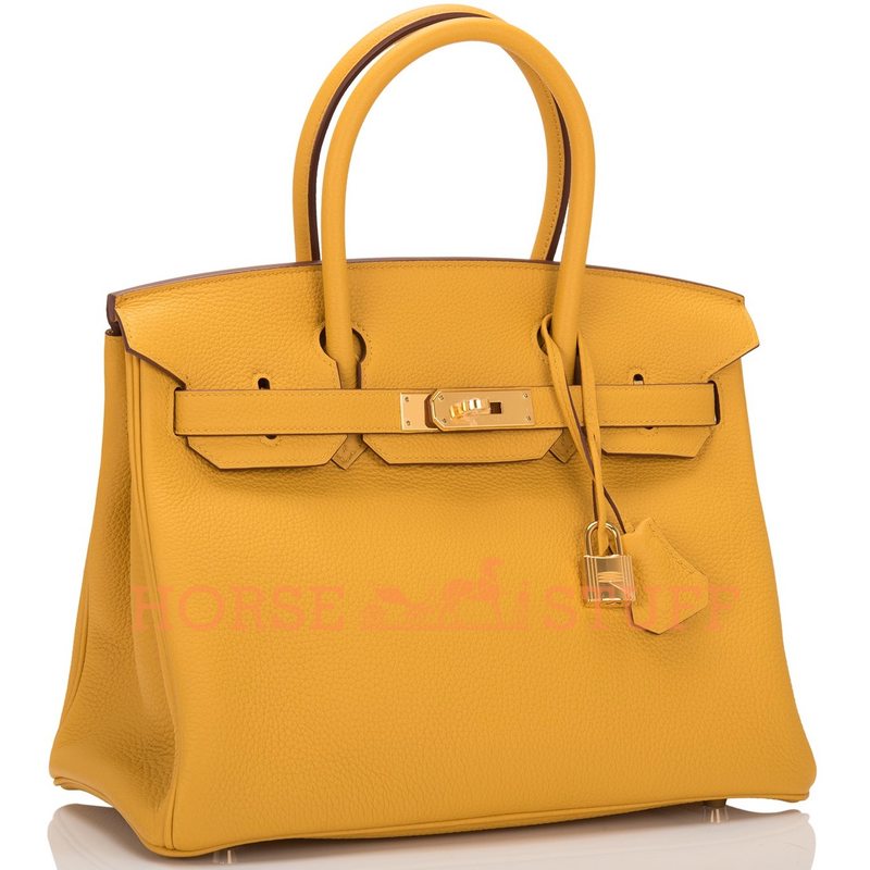 Hermès Birkin 30 Jaune Ambre Togo GHW