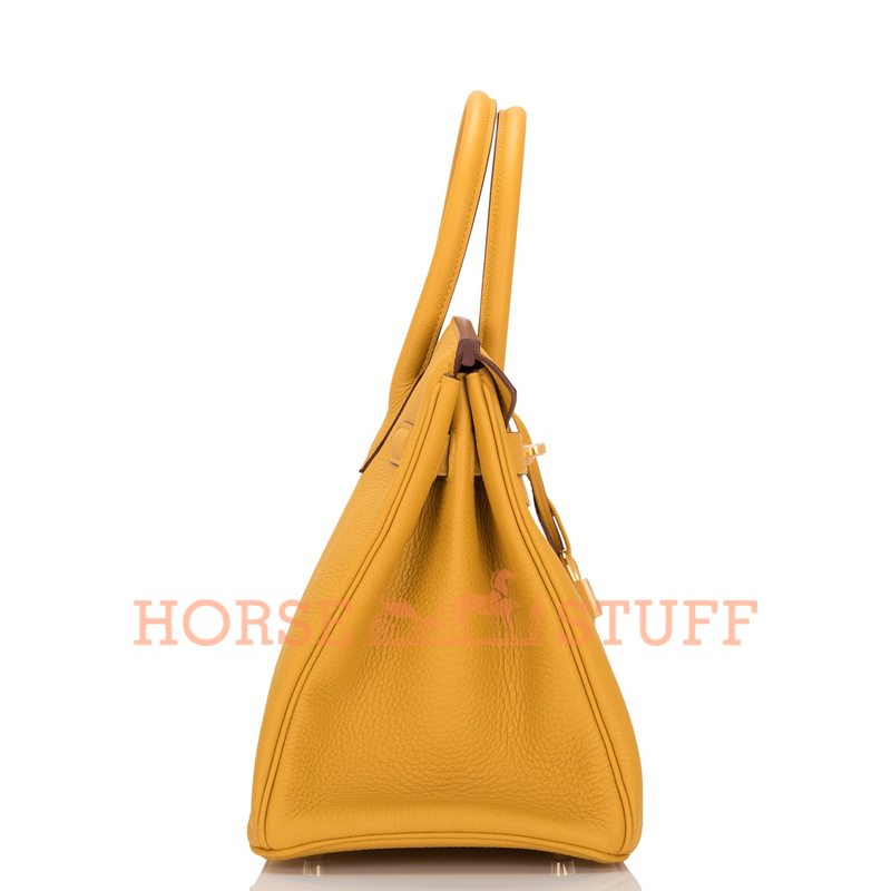 Hermès Birkin 30 Jaune Ambre Togo GHW