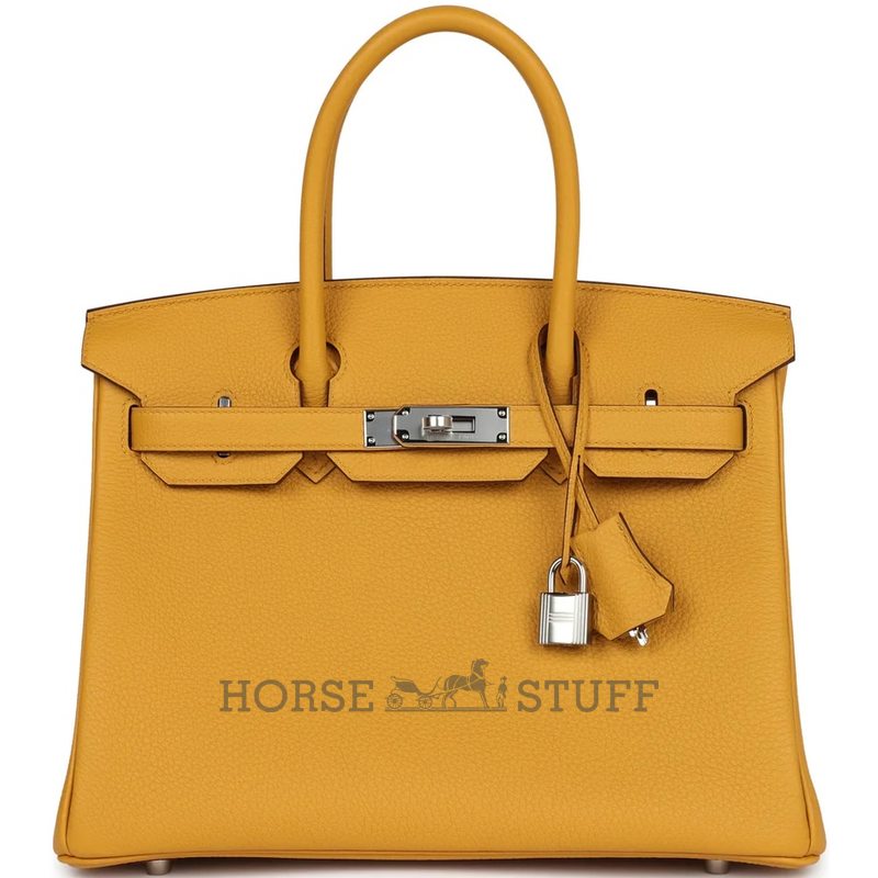 Hermès Birkin 30 Jaune Ambre Togo PHW