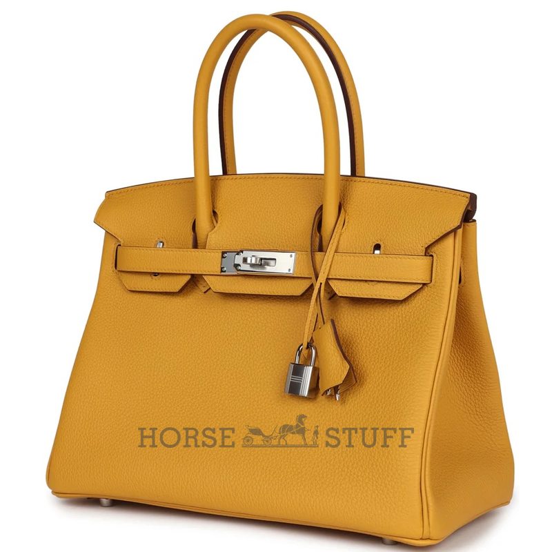 Hermès Birkin 30 Jaune Ambre Togo PHW
