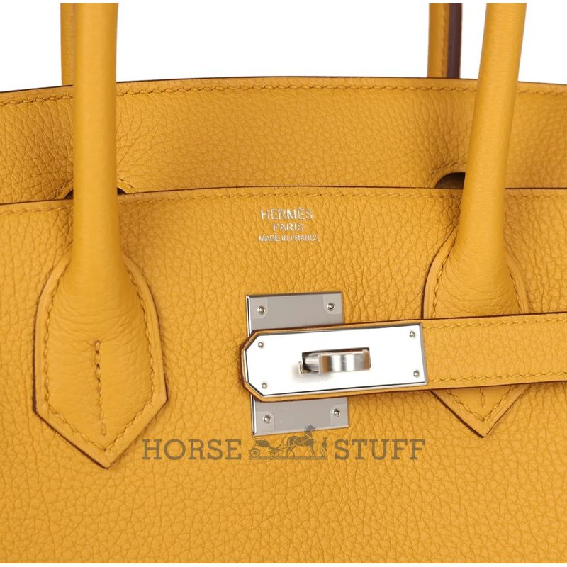 Hermès Birkin 30 Jaune Ambre Togo PHW