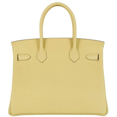 Hermès Birkin 30 Jaune Poussin Togo GHW