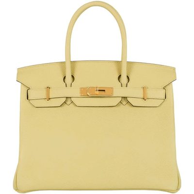 Hermès Birkin 30 Jaune Poussin Togo GHW