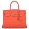 Hermès Birkin 30 Orange Poppy Togo GHW