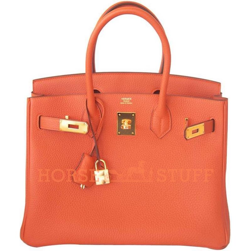 Hermès Birkin 30 Orange Togo GHW