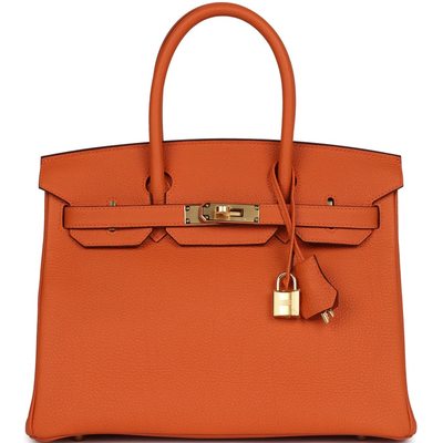 Hermès Birkin 30 Orange Togo GHW