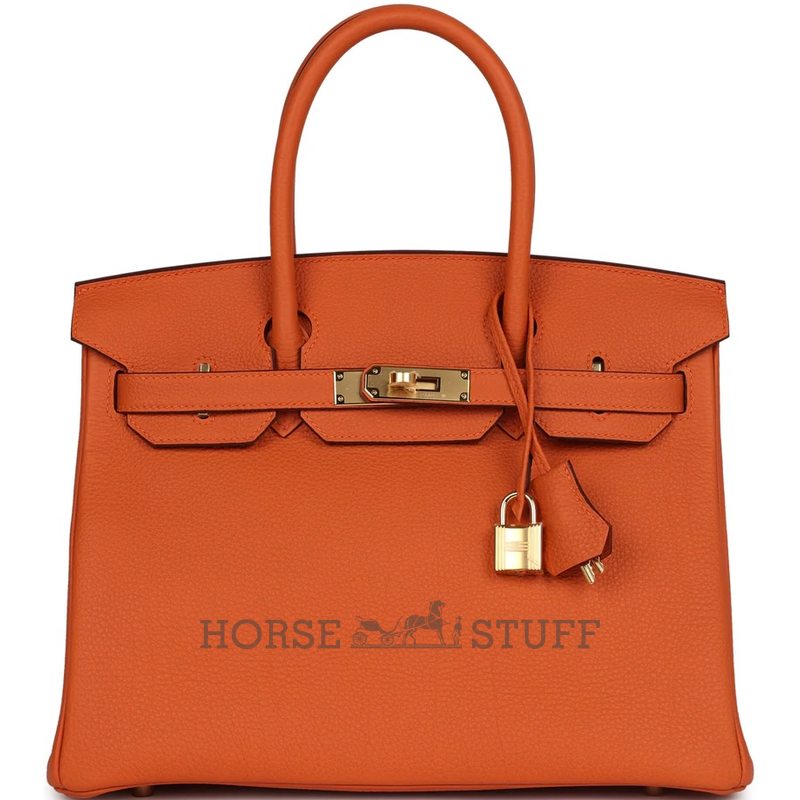 Hermès Birkin 30 Orange Togo GHW