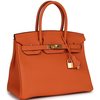 Hermès Birkin 30 Orange Togo GHW