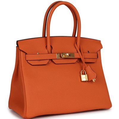 Hermès Birkin 30 Orange Togo GHW