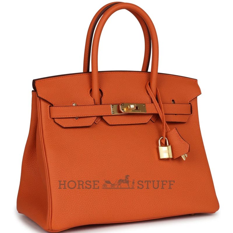 Hermès Birkin 30 Orange Togo GHW