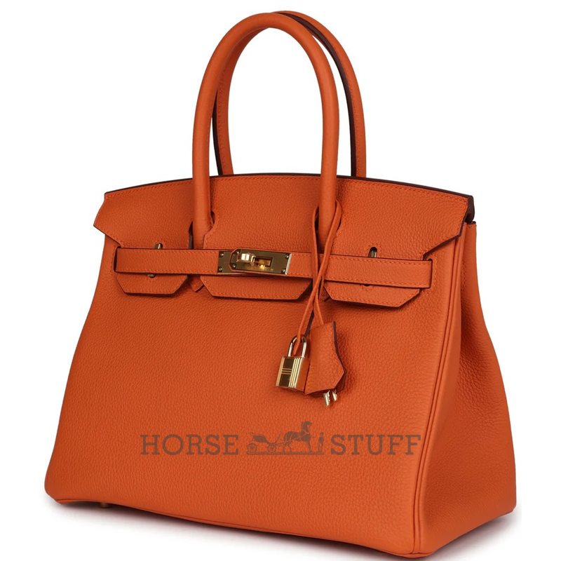 Hermès Birkin 30 Orange Togo GHW