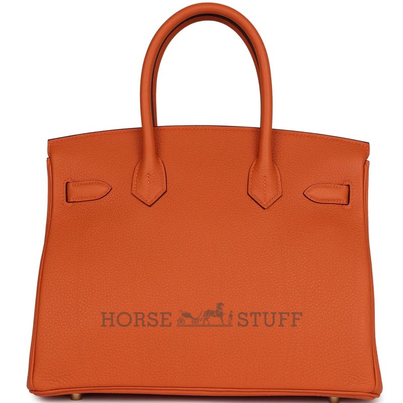 Hermès Birkin 30 Orange Togo GHW