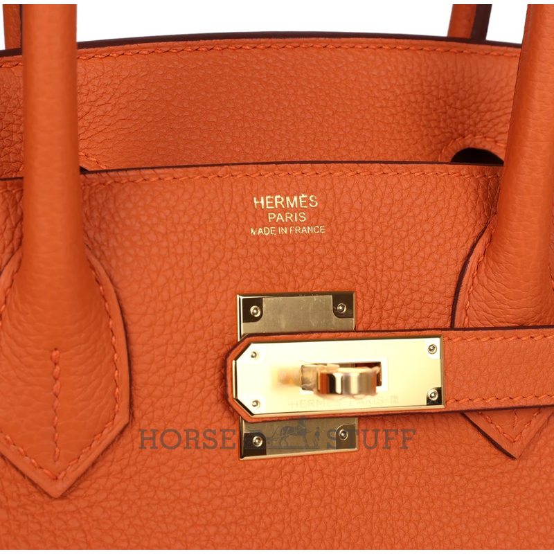 Hermès Birkin 30 Orange Togo GHW