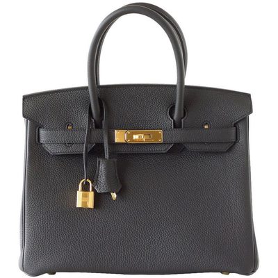 Hermès Birkin 30 Plomb Togo GHW