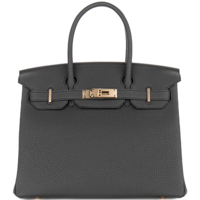 Hermès Birkin 30 Plomb Togo Permabrass