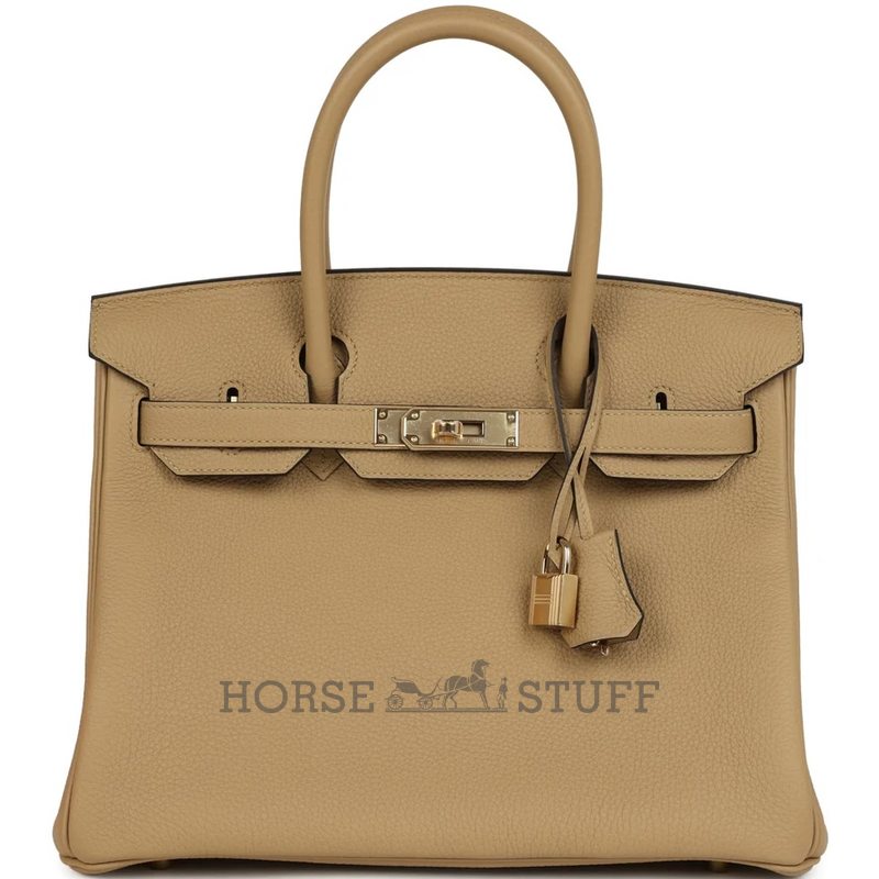 Hermès Birkin 30 Poussiere Togo GHW