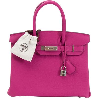 Hermès Birkin 30 Rose Pourpre Togo PHW