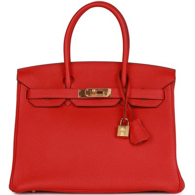 Hermès Birkin 30 Rouge de Coeur Togo GHW