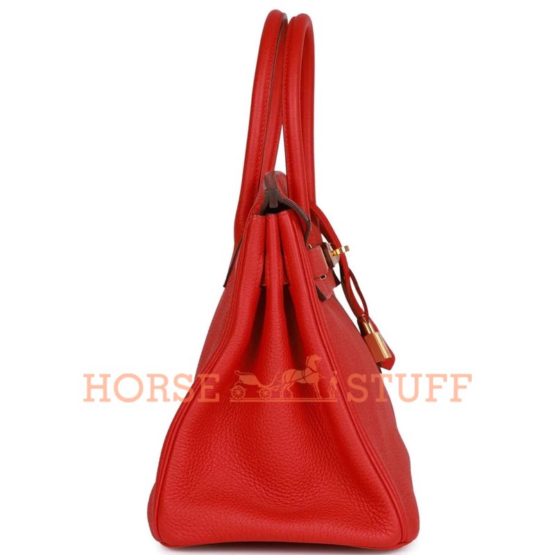 Hermès Birkin 30 Rouge de Coeur Togo GHW