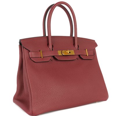 Hermès Birkin 30 Rouge H Togo GHW