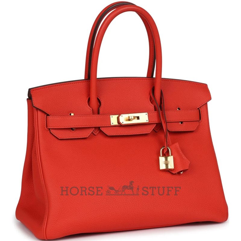 Hermès Birkin 30 Rouge Tomate Togo GHW