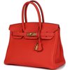 Hermès Birkin 30 Rouge Tomate Togo GHW