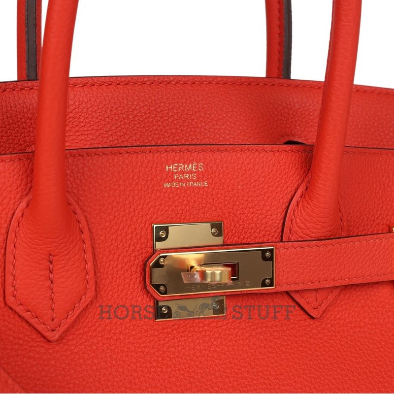 Hermès Birkin 30 Rouge Tomate Togo GHW