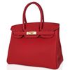 Hermès Birkin 30 Rouge Vif Togo GHW