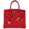 Hermès Birkin 30 Rouge Vif Togo GHW