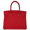 Hermès Birkin 30 Rouge Vif Togo GHW