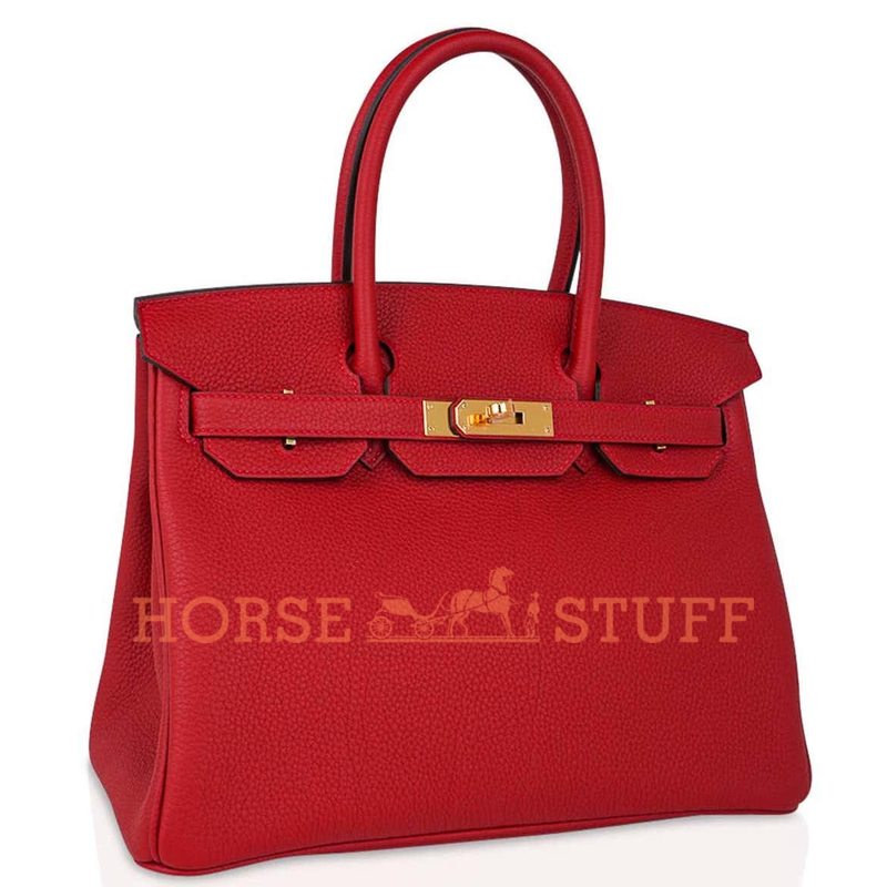 Hermès Birkin 30 Rouge Vif Togo GHW