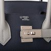 Hermès Birkin 30 Special Order HSS Blue Nuit / Gris Mouette Togo PHW