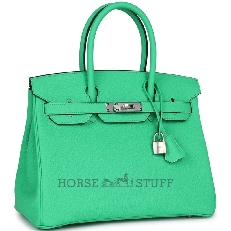 Hermès Birkin 30 Vert Comics Togo PHW