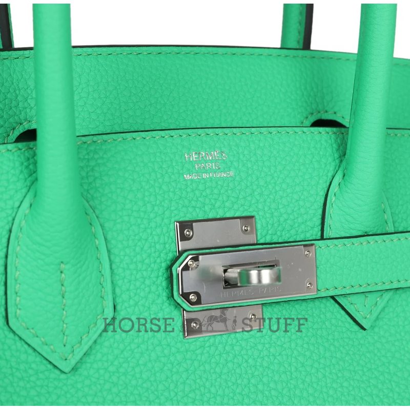 Hermès Birkin 30 Vert Comics Togo PHW