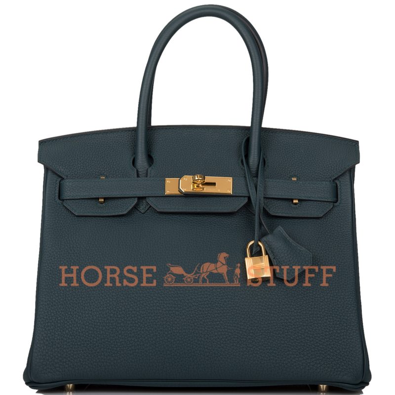 Hermès Birkin 30 Vert Cypress Togo GHW