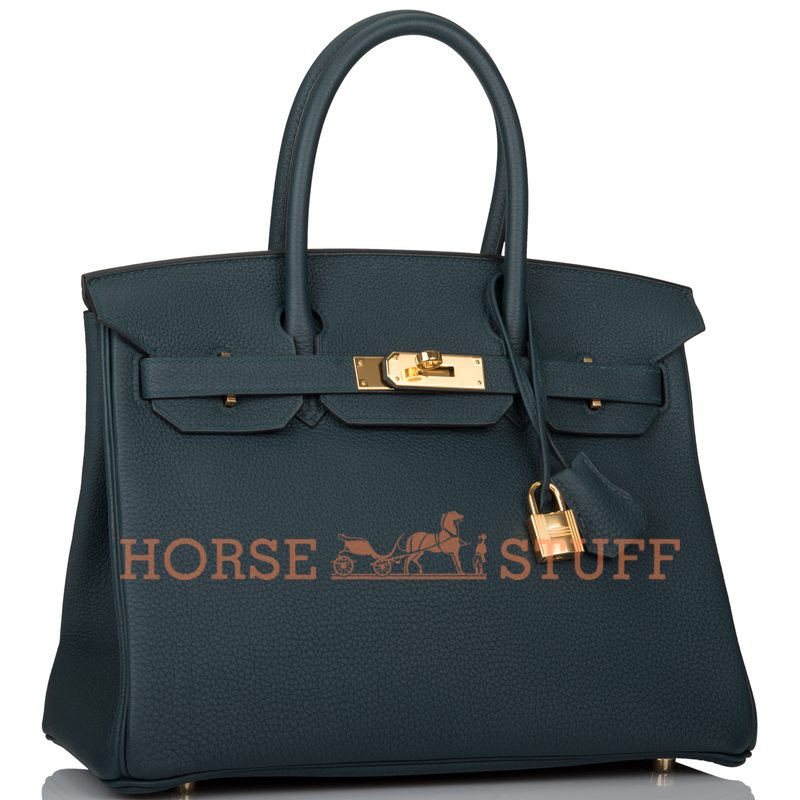 Hermès Birkin 30 Vert Cypress Togo GHW