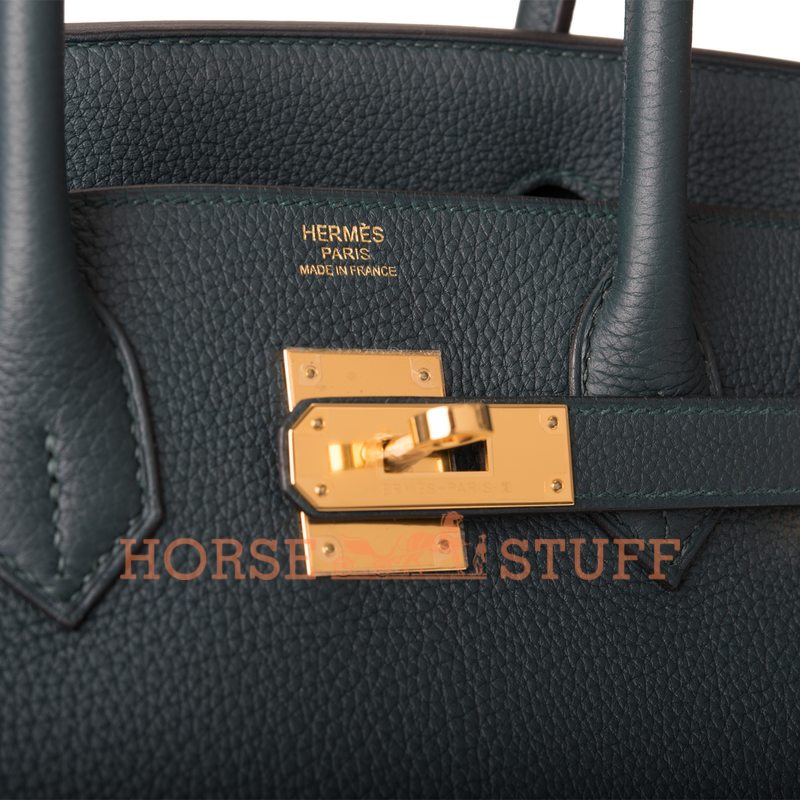 Hermès Birkin 30 Vert Cypress Togo GHW