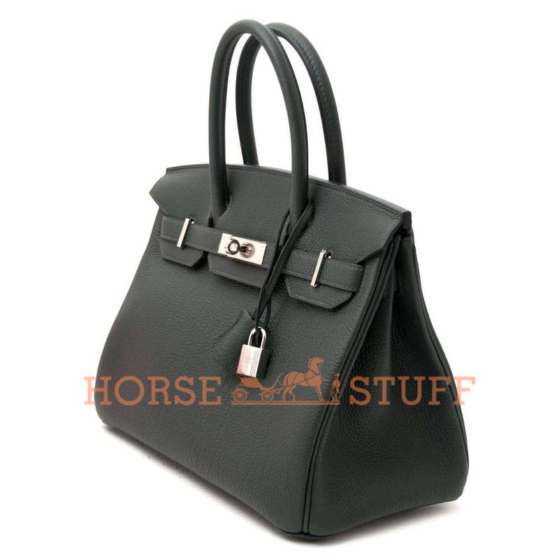 Hermès Birkin 30 Vert Fonce Togo PHW