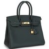 Hermès Birkin 30 Vert Mangrove Togo GHW