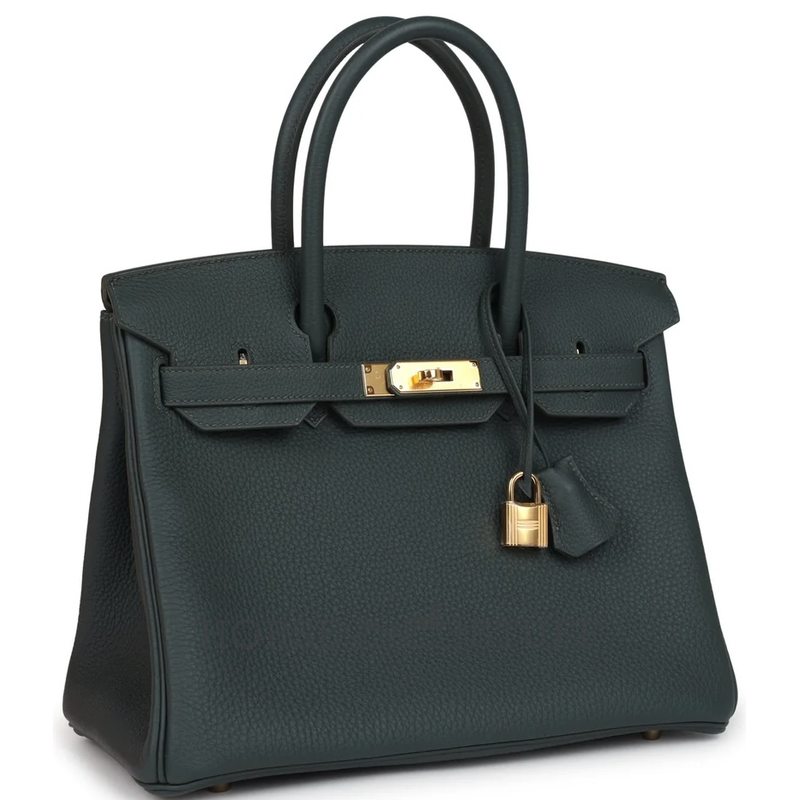 Hermès Birkin 30 Vert Mangrove Togo GHW