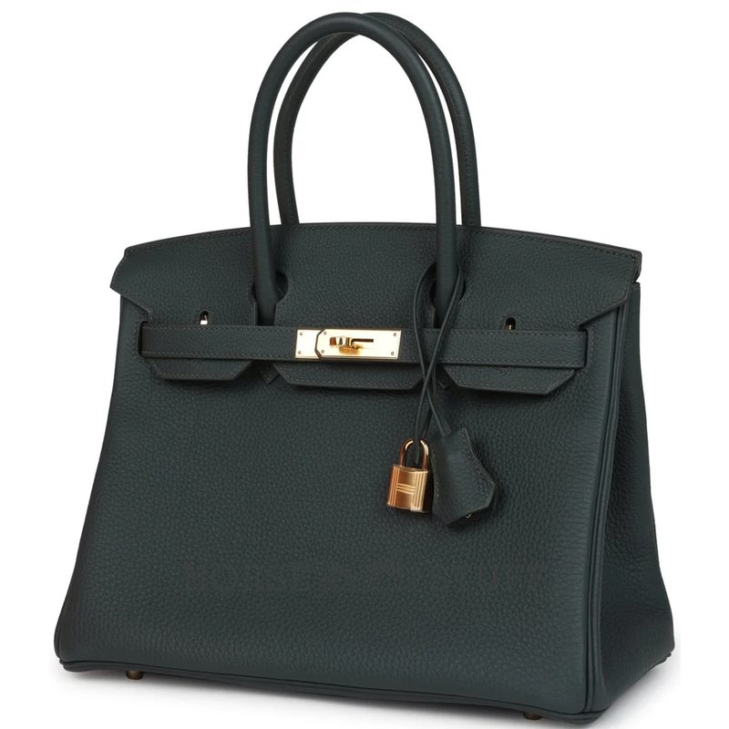 Hermès Birkin 30 Vert Mangrove Togo GHW