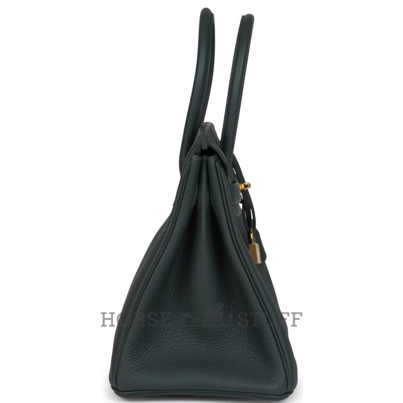 Hermès Birkin 30 Vert Mangrove Togo GHW