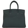 Hermès Birkin 30 Vert Mangrove Togo GHW
