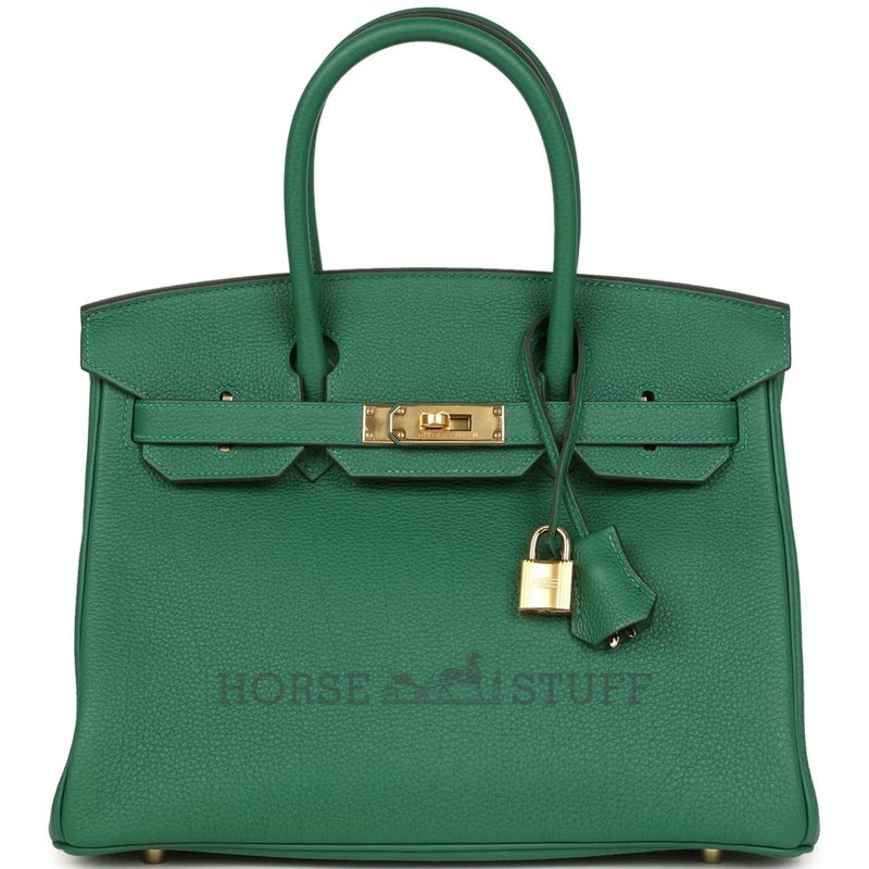 Hermès Birkin 30 Vert Moyen Togo GHW