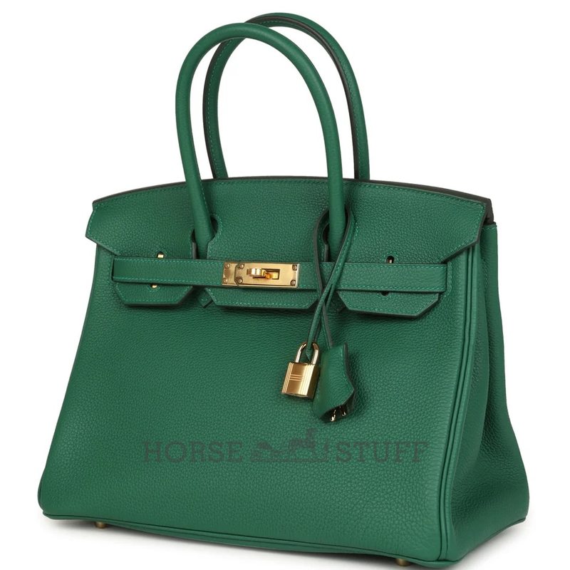Hermès Birkin 30 Vert Moyen Togo GHW