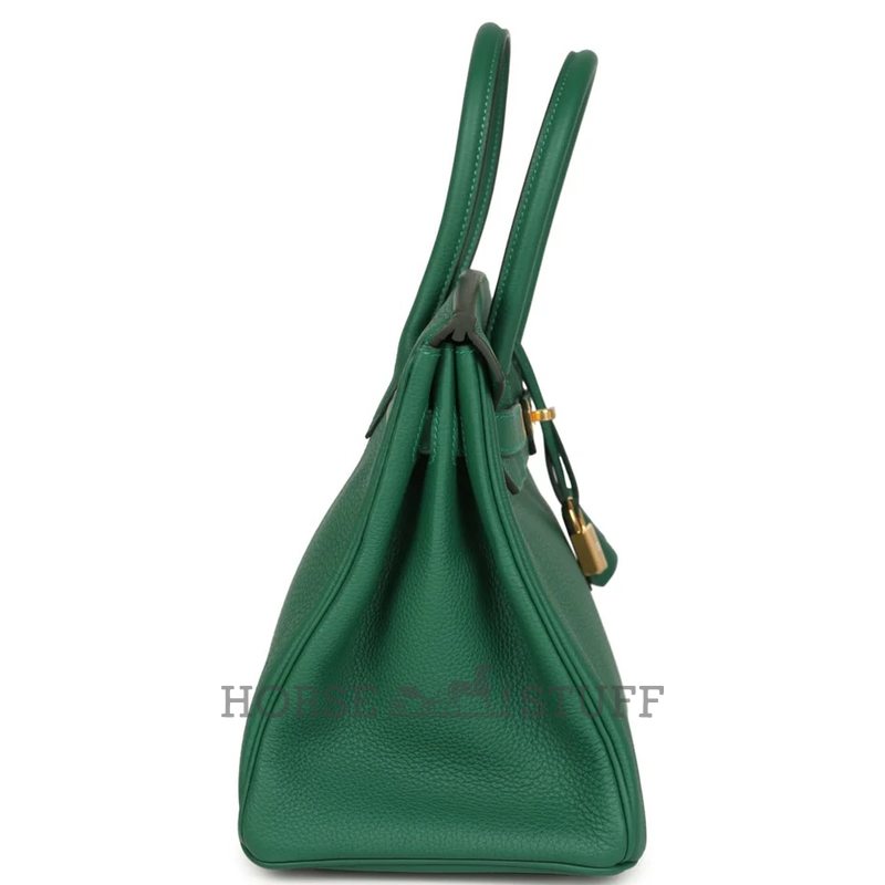 Hermès Birkin 30 Vert Moyen Togo GHW