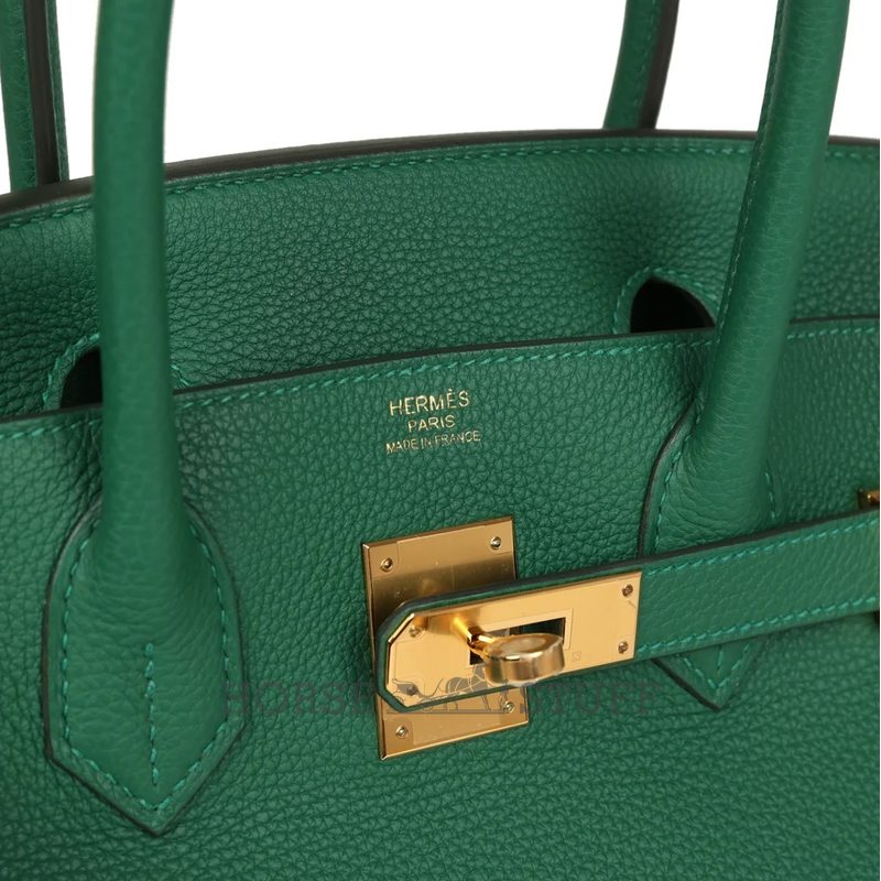 Hermès Birkin 30 Vert Moyen Togo GHW